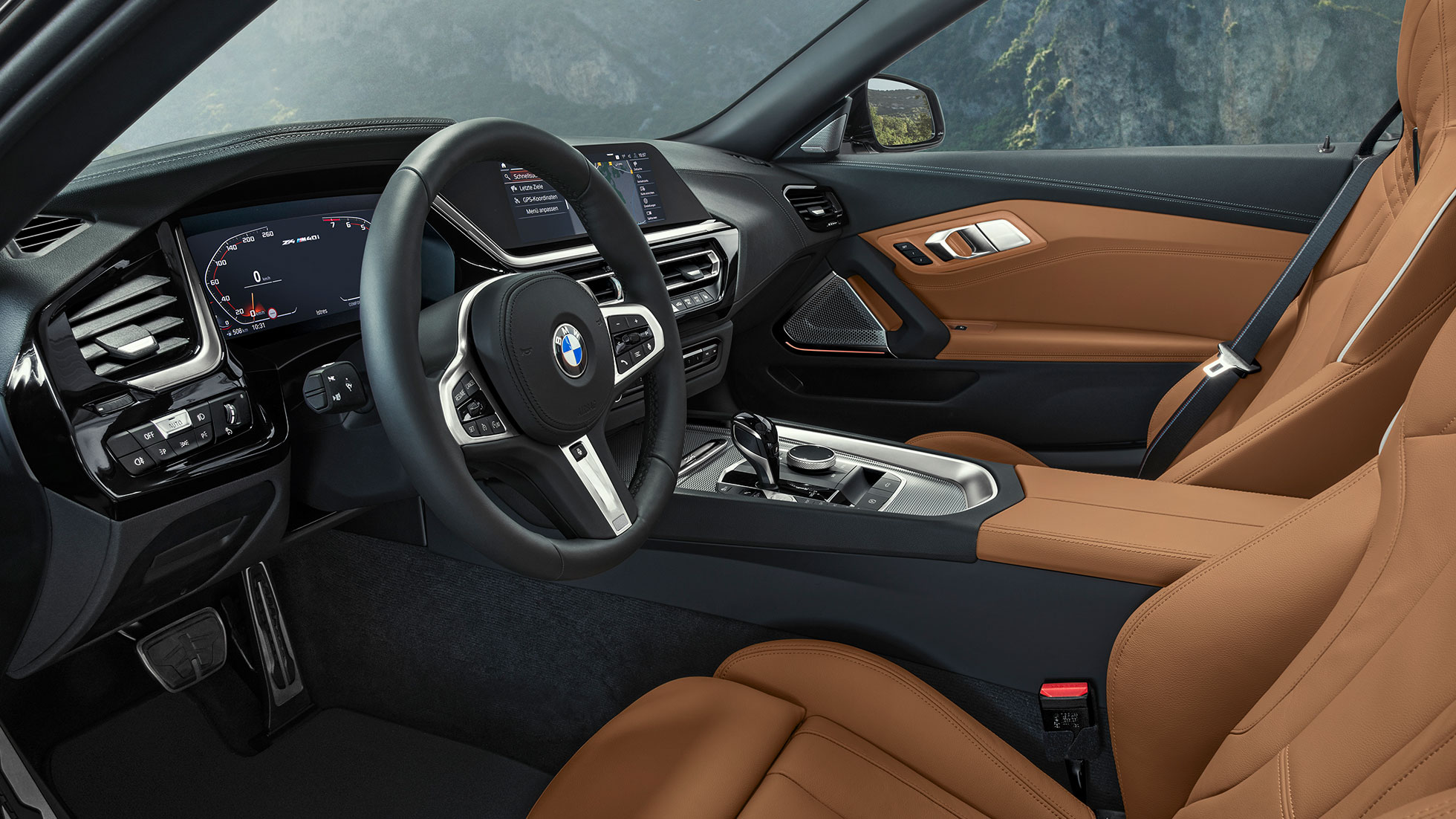 Interiér BMW Z4 M40i G29 Volant BMW Z4 Roadster M40i G29 2019 interiér