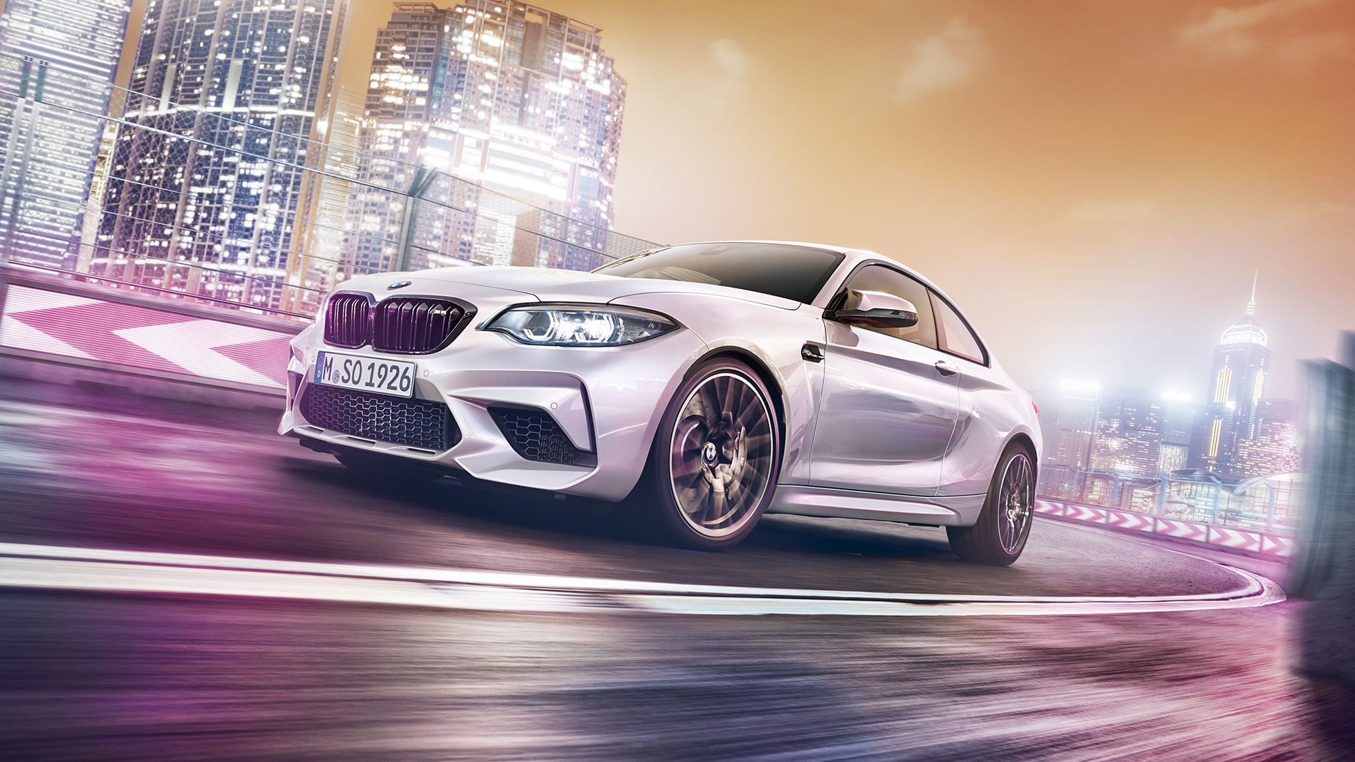 Dizajn exteriéru BMW M2 Competition F87 Dizajn exteriéru BMW M2 Competition F87 2018 Hockenheim metalíza Silver predobočný pohľad