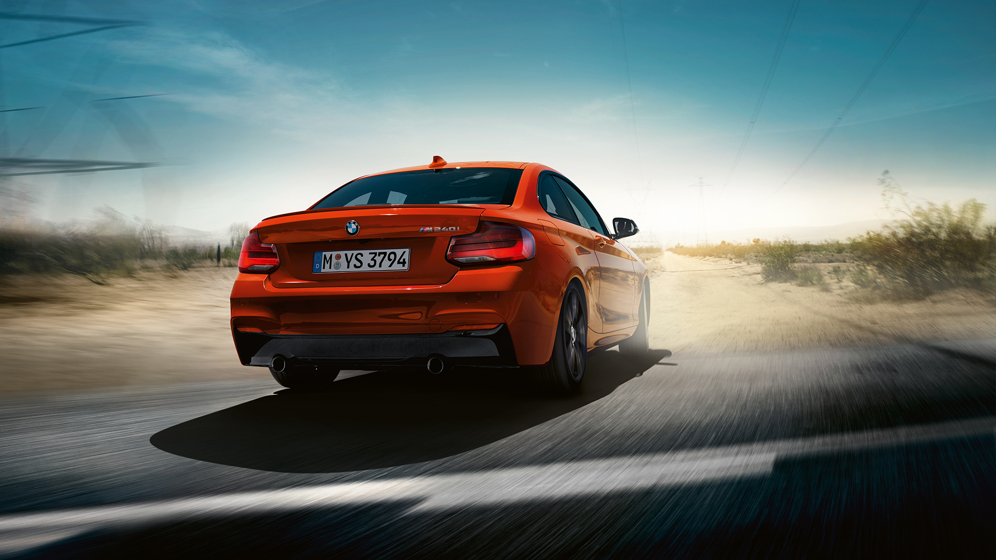 Podvozok BMW M240i Coupé Podvozok BMW M240i Coupé F22 2017 metalíza Sunset Orange