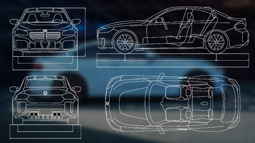 M automobily BMW radu 2 G87 G42 Exteriérový motív Exteriérový motív M automobily BMW radu 2 G87 G42