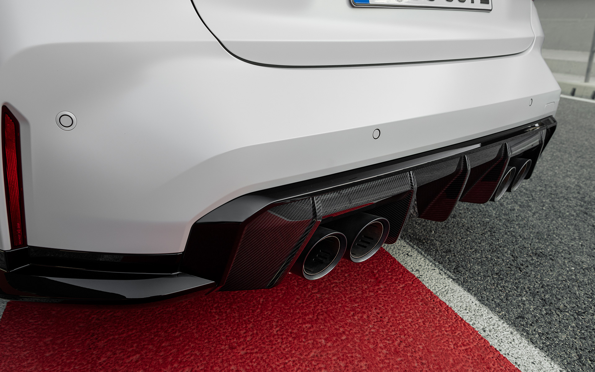 M titánový zadný tlmič výfuku BMW M3 CS G80 BMW M3 CS G80 M titánový zadný tlmič výfuku