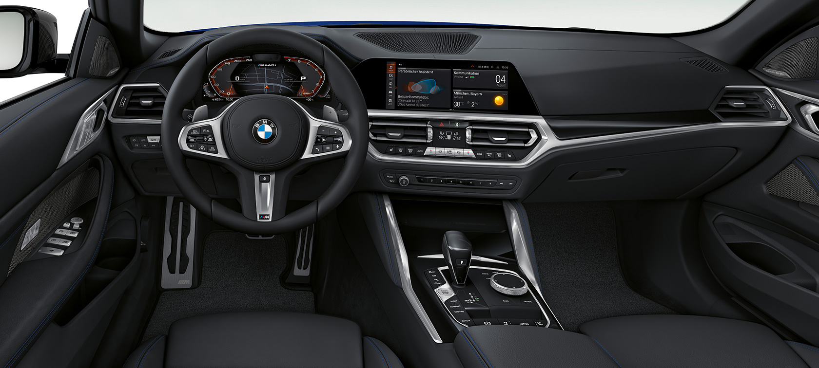 Kokpit BMW M440i xDrive Cabrio G23 2020 Kokpit BMW M440i xDrive Cabrio G23 2020 interiér
