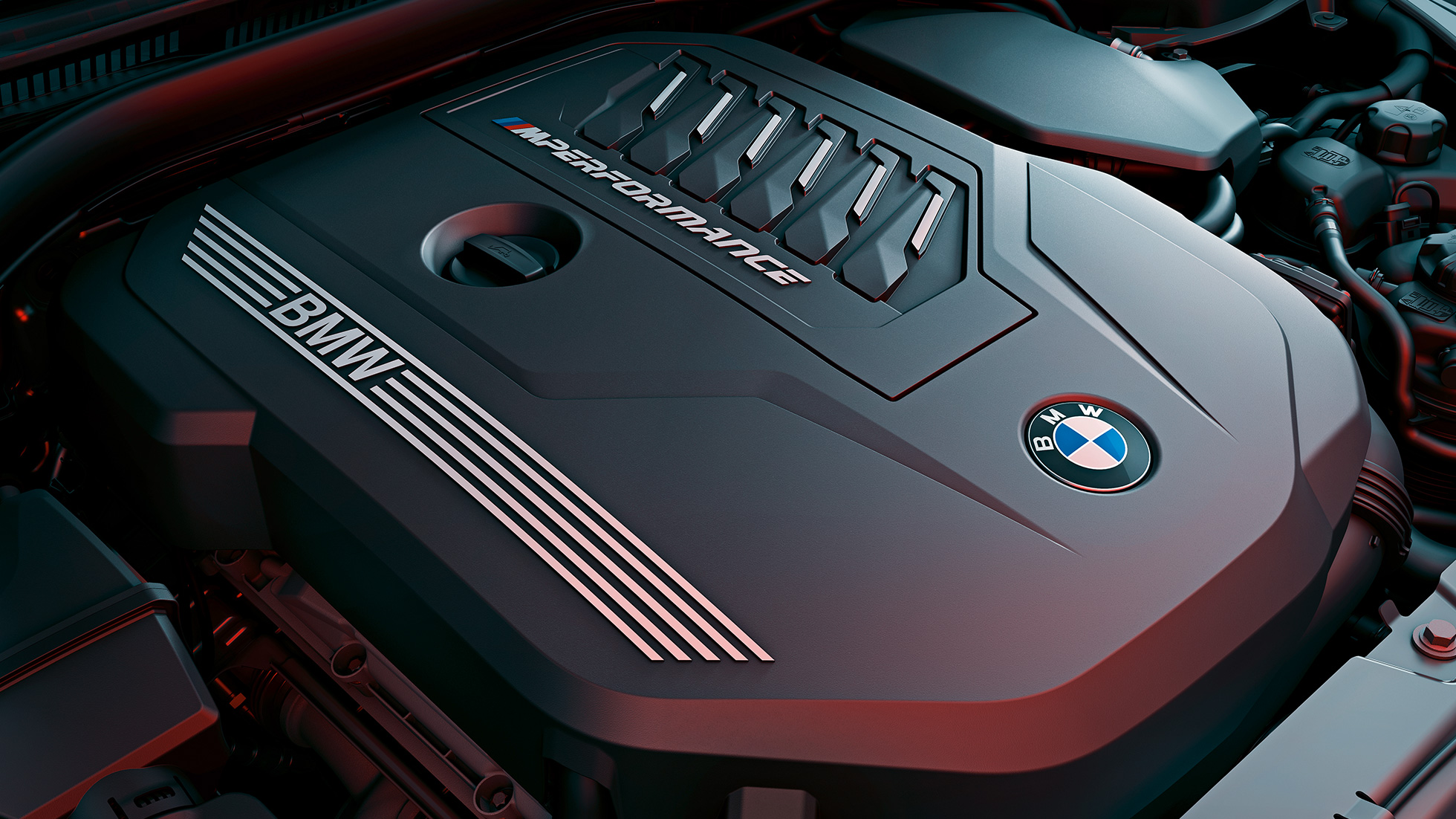 Benzínový motor BMW M TwinPower Turbo BMW M440i xDrive Coupé G22 2020 Radový benzínový 6-valec BMW M TwinPower Turbo BMW M440i xDrive Coupé G22 2020 detail