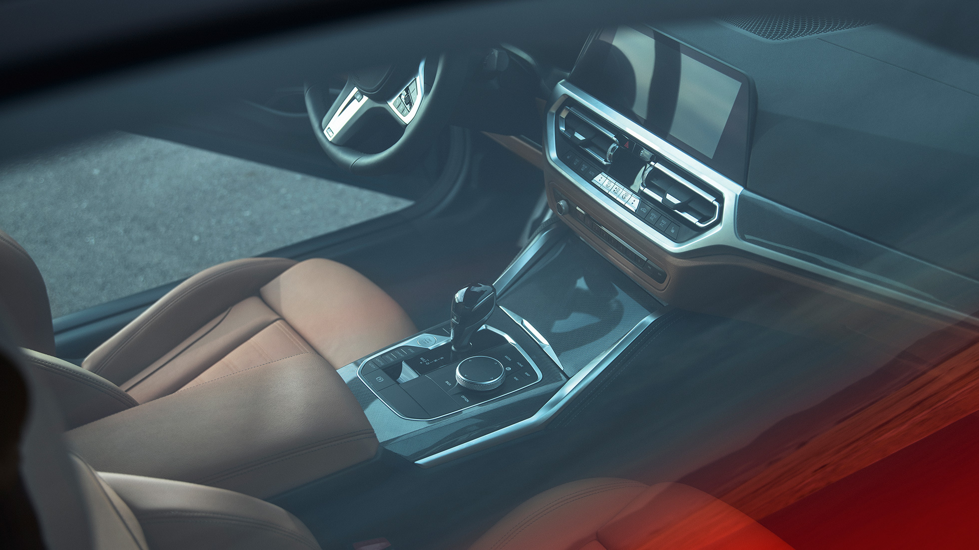 Kokpit BMW M440i xDrive Coupé G22 2020 BMW M440i xDrive Coupé metalíza Arctic Race Blue G22 2020 interiér kokpit