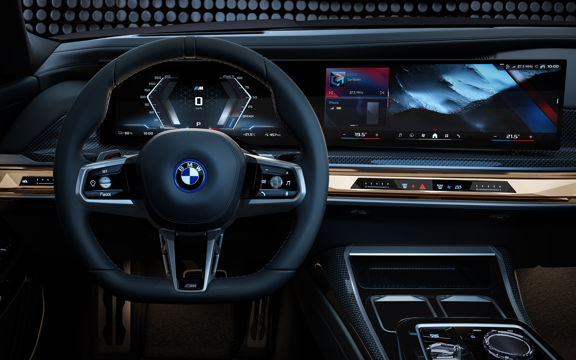 BMW i7 M70 xDrive Sedan G70 M kožený volant