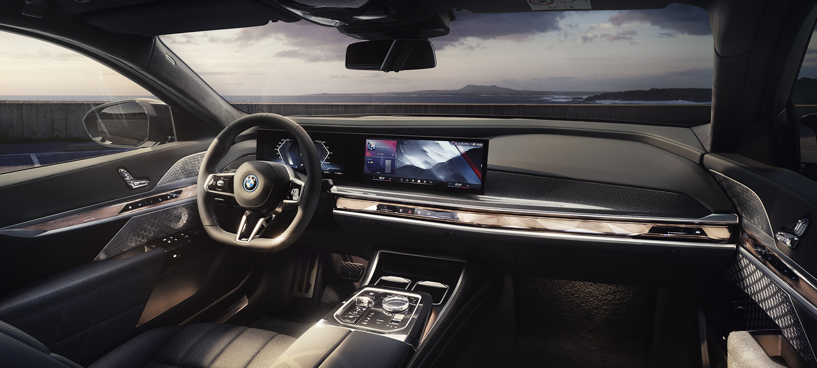 BMW i7 M70 xDrive Sedan G70 interiér