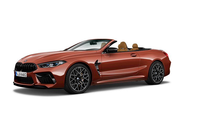 Modely BMW M BMW M8 Cabrio F91 bočný pohľad Modely BMW M BMW M8 Cabrio F91 bočný pohľad