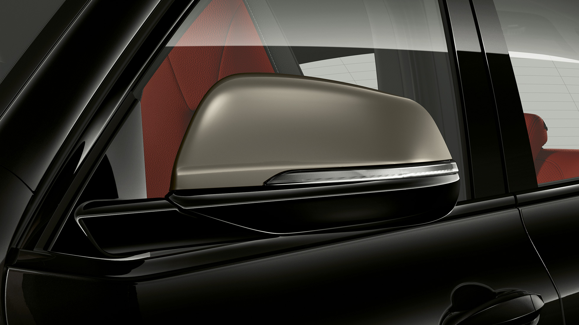 Kryty vonkajších zrkadiel BMW X2 M35i Kryty vonkajších zrkadiel v spracovaní Cerium Grey BMW X2 M35i metalíza Sapphire Black F39 exteriér