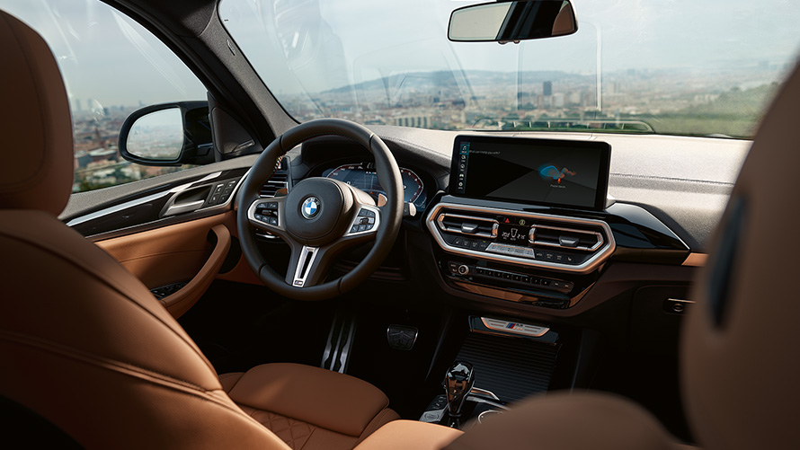 BMW X3 M40i G01 LCI Facelift 2021 kokpit