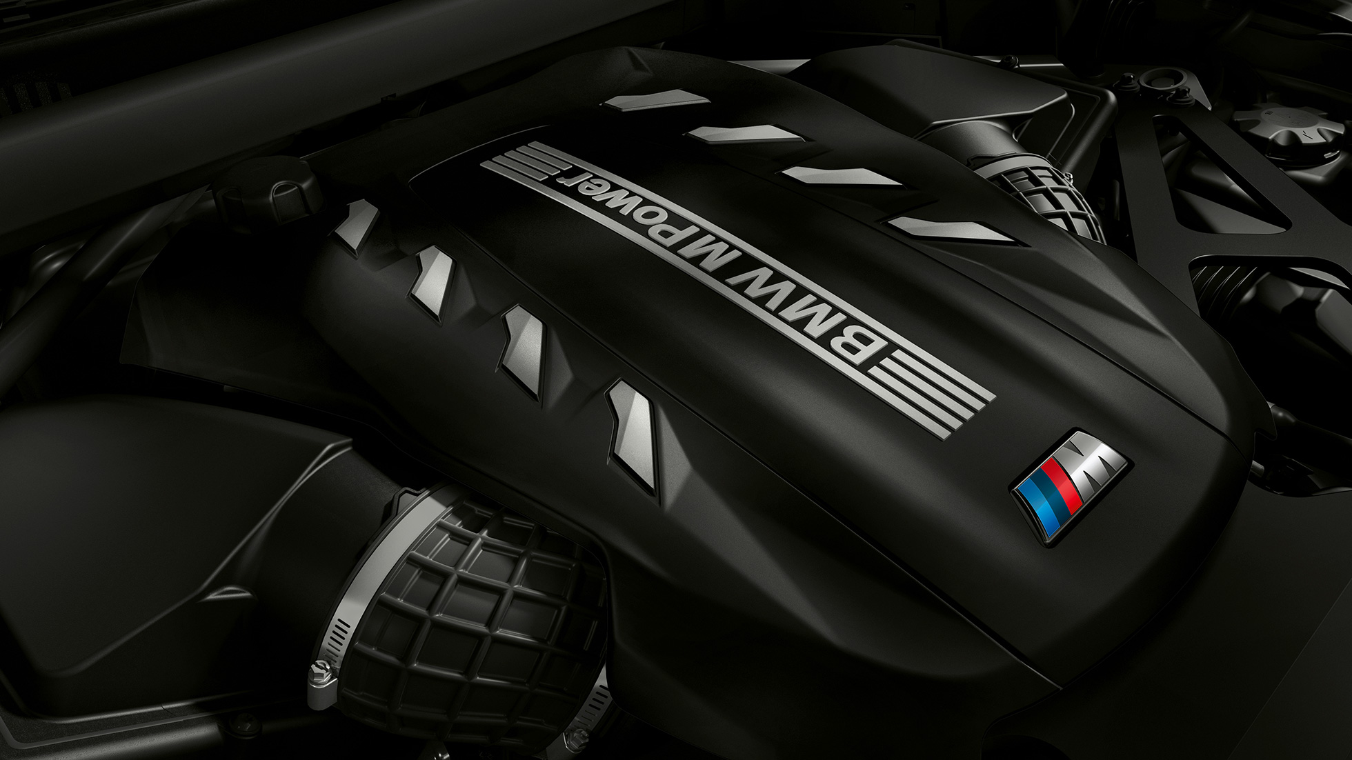 Vysokovýkonný benzínový 8-valec M TwinPower Turbo BMW X6 M Competition Vysokovýkonný benzínový 8-valec M TwinPower Turbo BMW X6 M Competition F96 2020 detailný pohľad
