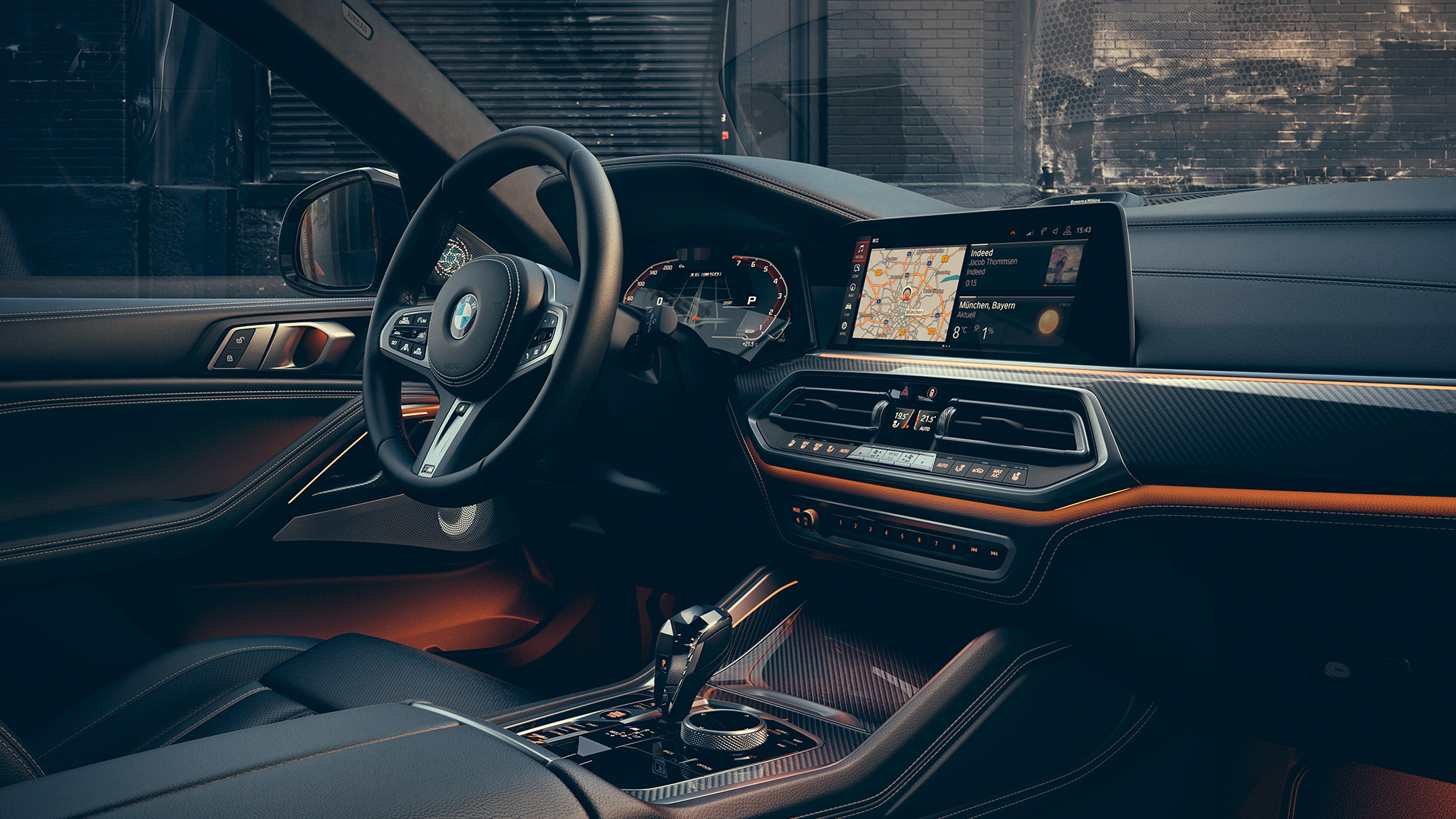 Dizajn interiéru BMW X6 M50i G06 Dizajn interiéru BMW X6 M50i G06 kokpit