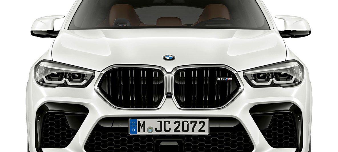 Predný pohľad BMW X6 M F96 M obličky BMW X6 M F96 2020 SUV predný pohľad