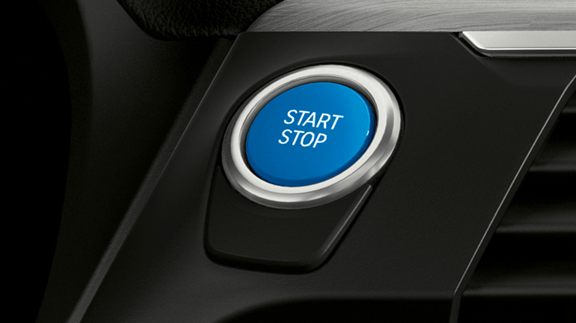 Tlačidlo Start/Stop vo farbe BMW i Blue BMW iX3 G08 Tlačidlo Start/Stop vo farbe BMW i Blue BMW iX3 G08 2020