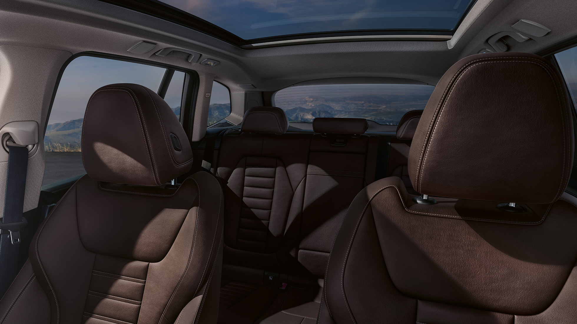 Športové sedadlá v koži Vernasca Mocha BMW iX3 G08 Športové sedadlá v koži Vernasca Mocha BMW iX3 G08 2020 interiér