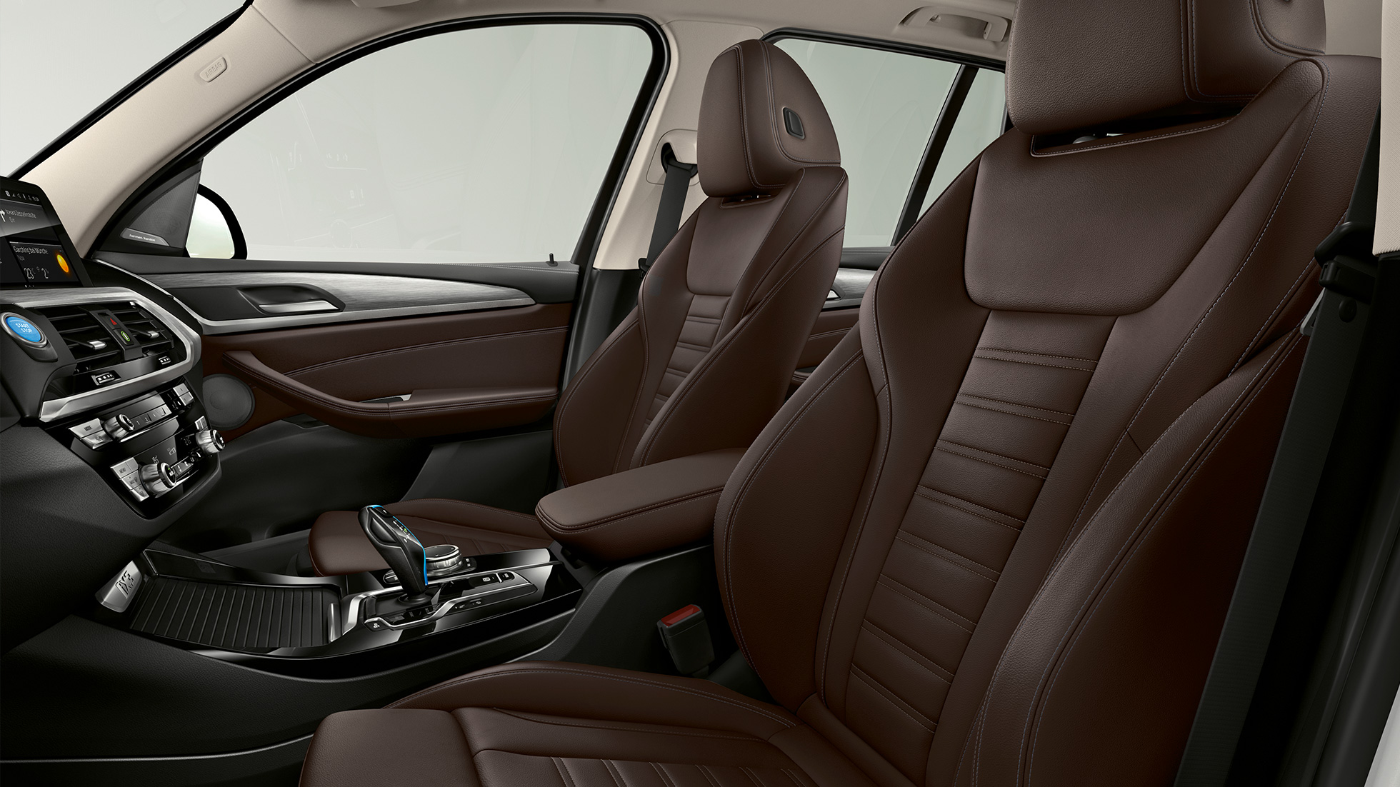 BMW iX3 G08 2020 Model Impressive športové sedadlá v koži Vernasca Black BMW iX3 G08 2020 Model Impressive športové predné sedadlá v koži Vernasca Black interiér
