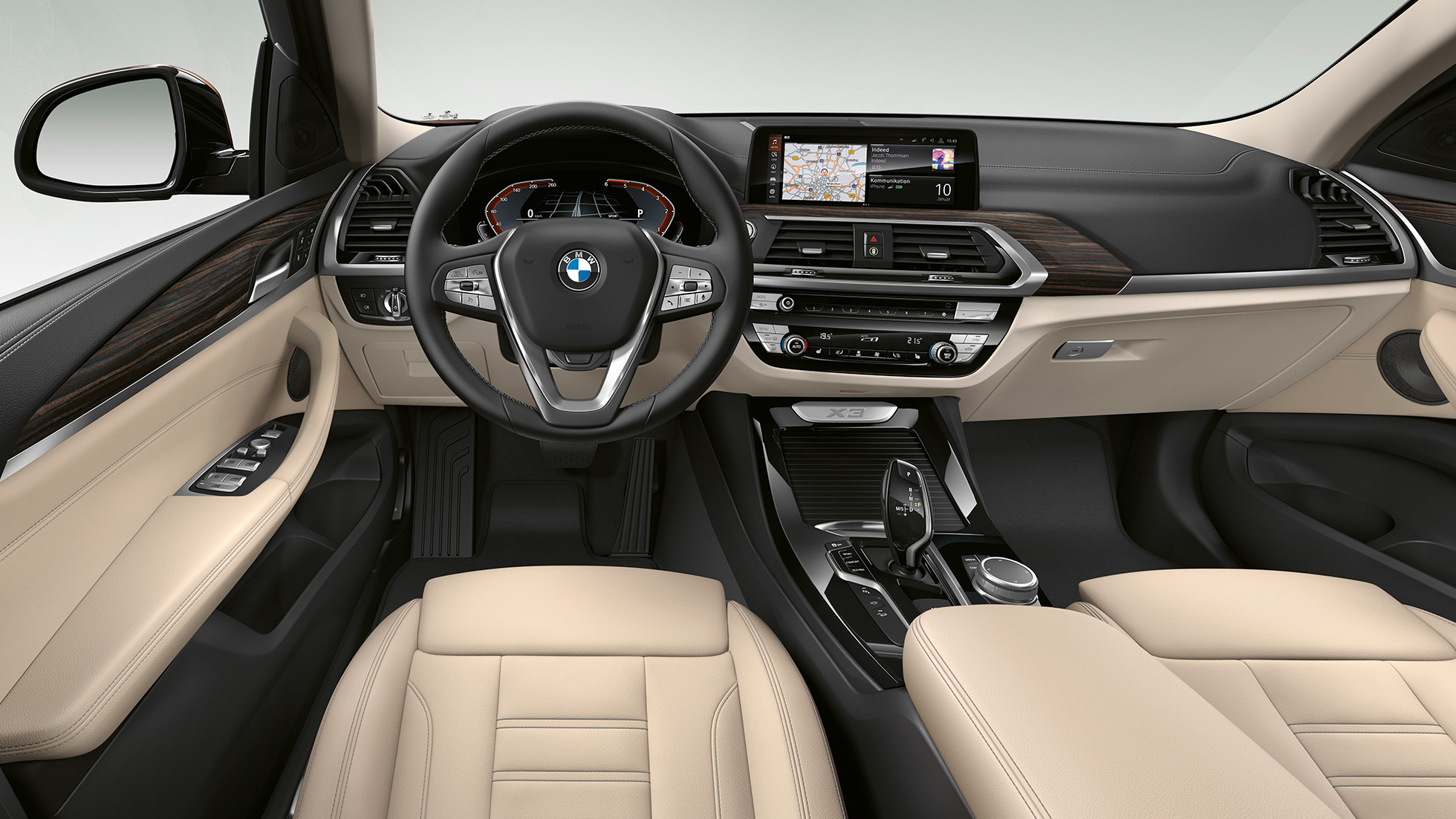 BMW X3 M40i, model Luxury Line, interiér BMW X3 M40i, model Luxury Line, interiér