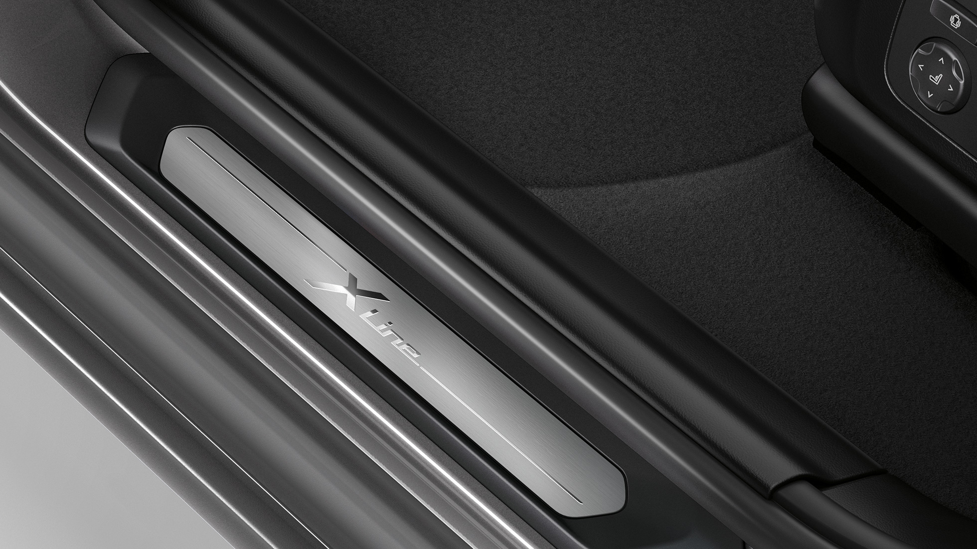 BMW X3 M40i, model xLine, prahová lišta BMW X3 M40i, model xLine, prahová lišta