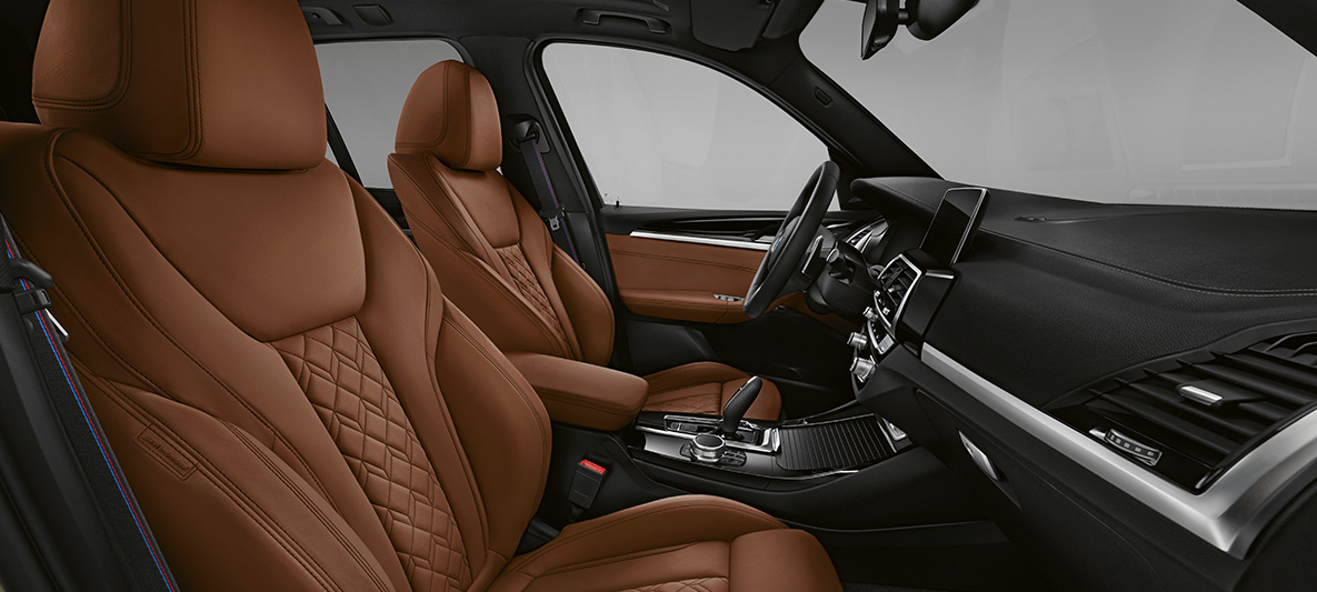 BMW X3, BMW Individual rozšírené kožené čalúnenie v jemnej koži ‚Merino‘ vo farbe Tartufo BMW X3, BMW Individual rozšírené kožené čalúnenie v jemnej koži ‚Merino‘ vo farbe Tartufo