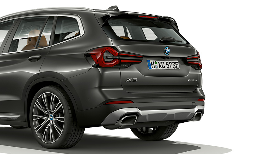 BMW X3 G01 Sophisto Grey zadný dizajn 2021 BMW X3 G01 Sophisto Grey detail zadný dizajn 2021