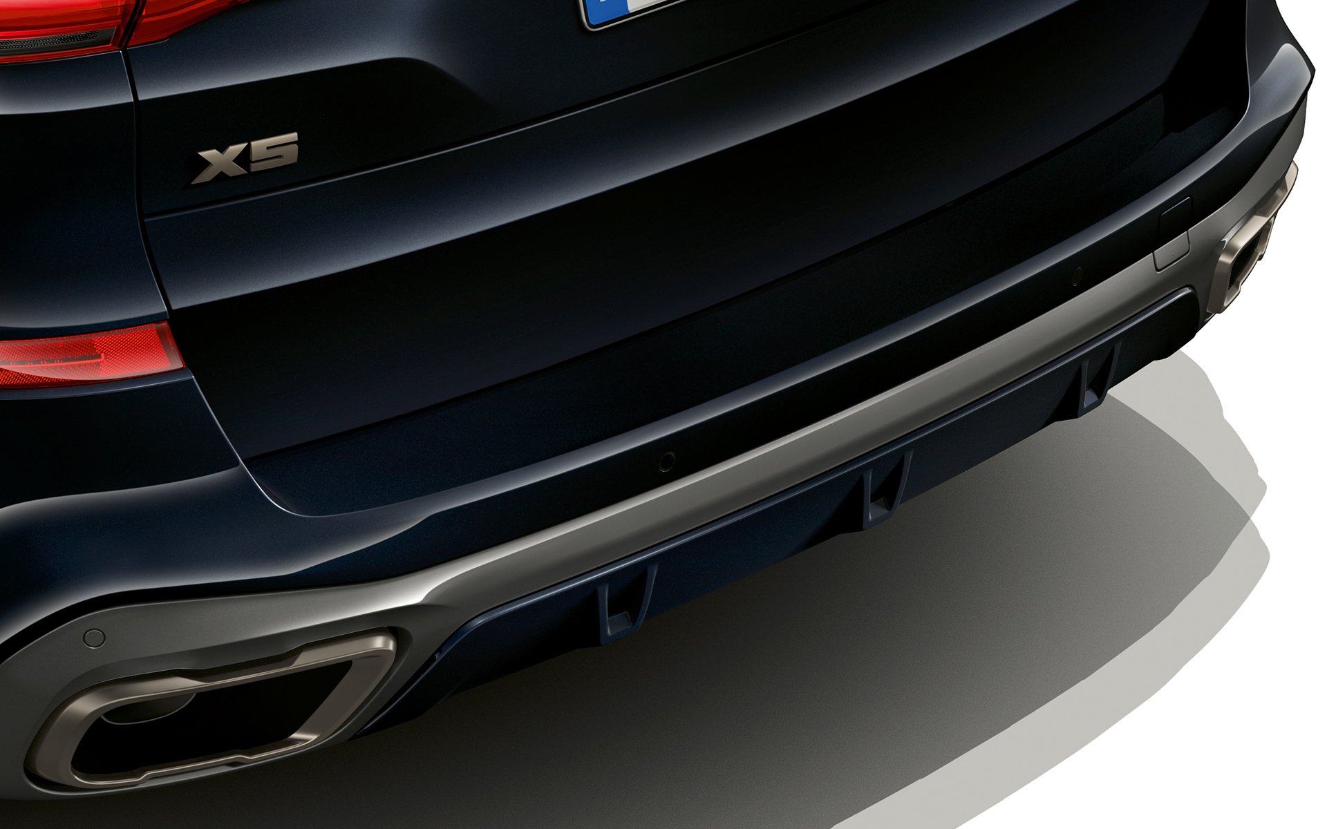 BMW X5 M50d výfukový systém M Šport výfukový systém a difúzor BMW X5 M50d