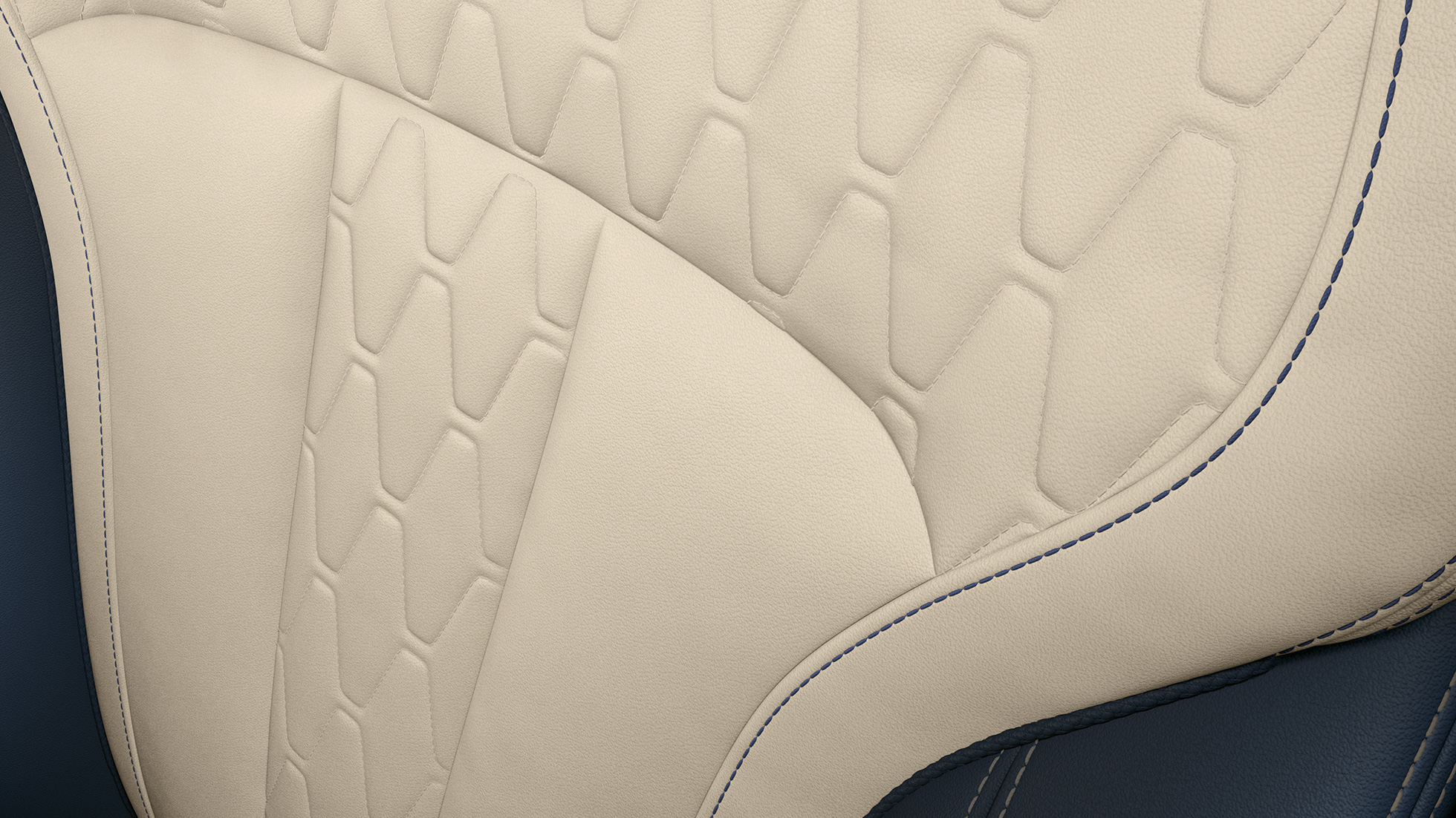 BMW X7, dizajn čalúnenia Design Pure Excellence Detailný záber na dizajn čalúnenia BMW X7 s výbavou Design Pure Excellence