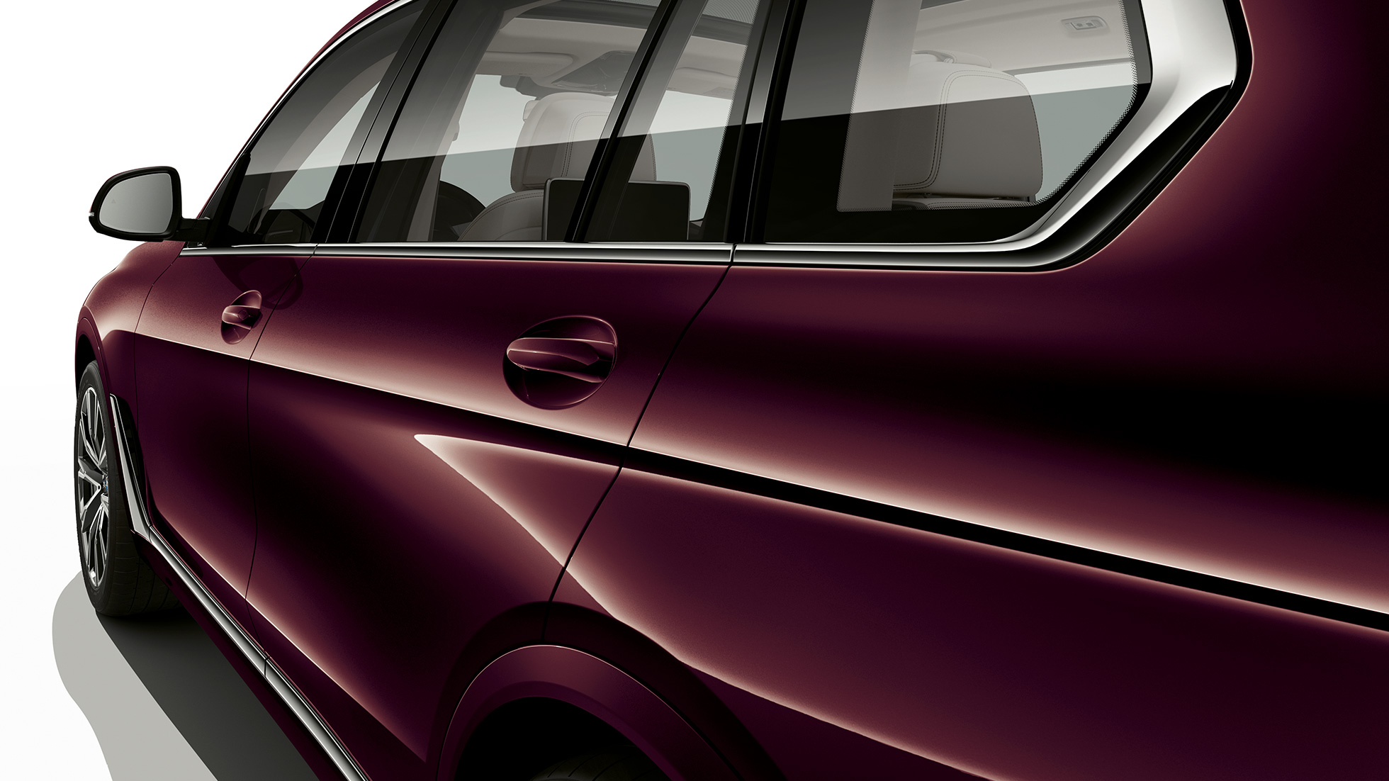 BMW X7 M Šport balík, kokpit Čelný detailný záber na kokpit vodiča BMW X7 s M Šport balíkom
