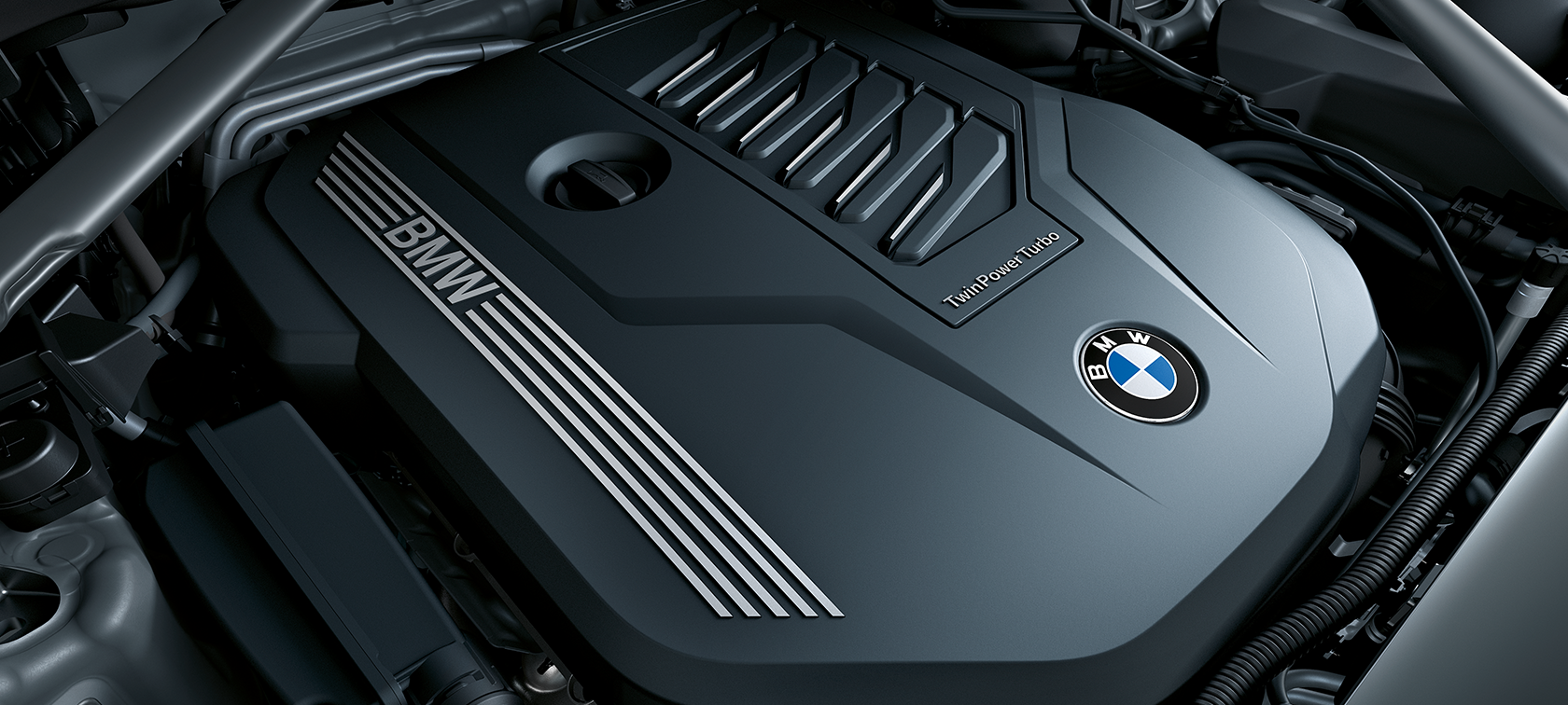 BMW X7 BMW TwinPower Turbo Motor BMW TwinPower Turbo, detailný záber