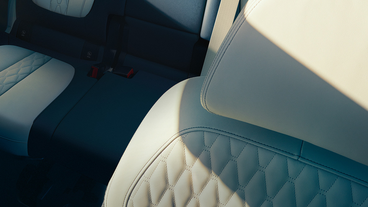 Dizajn kože v BMW X7 Detailný pohľad na dizajn koženého čalúnenia Merino