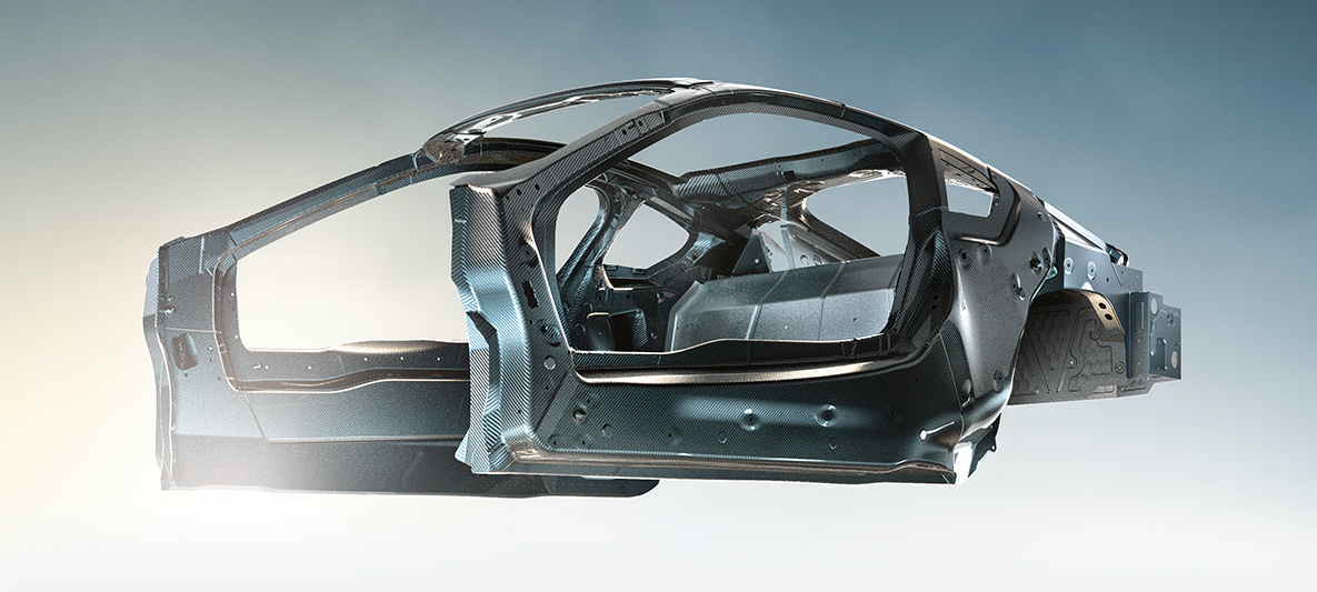 BMW ľahká karoséria detailný pohľad BMW EfficientDynamics BMW ľahká karoséria detailný pohľad
