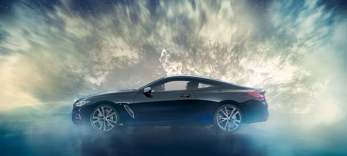 BMW Individual M850i NIGHT SKY, bočný pohľad BMW Individual M850i NIGHT SKY v bočnom statickom zobrazení