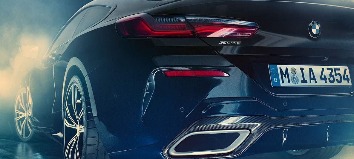 BMW Individual M850i NIGHT SKY, trojštvrťová zadná časť BMW Individual športové sedadlá modelu BMW Individual M850i NIGHT SKY v detailnom zobrazení