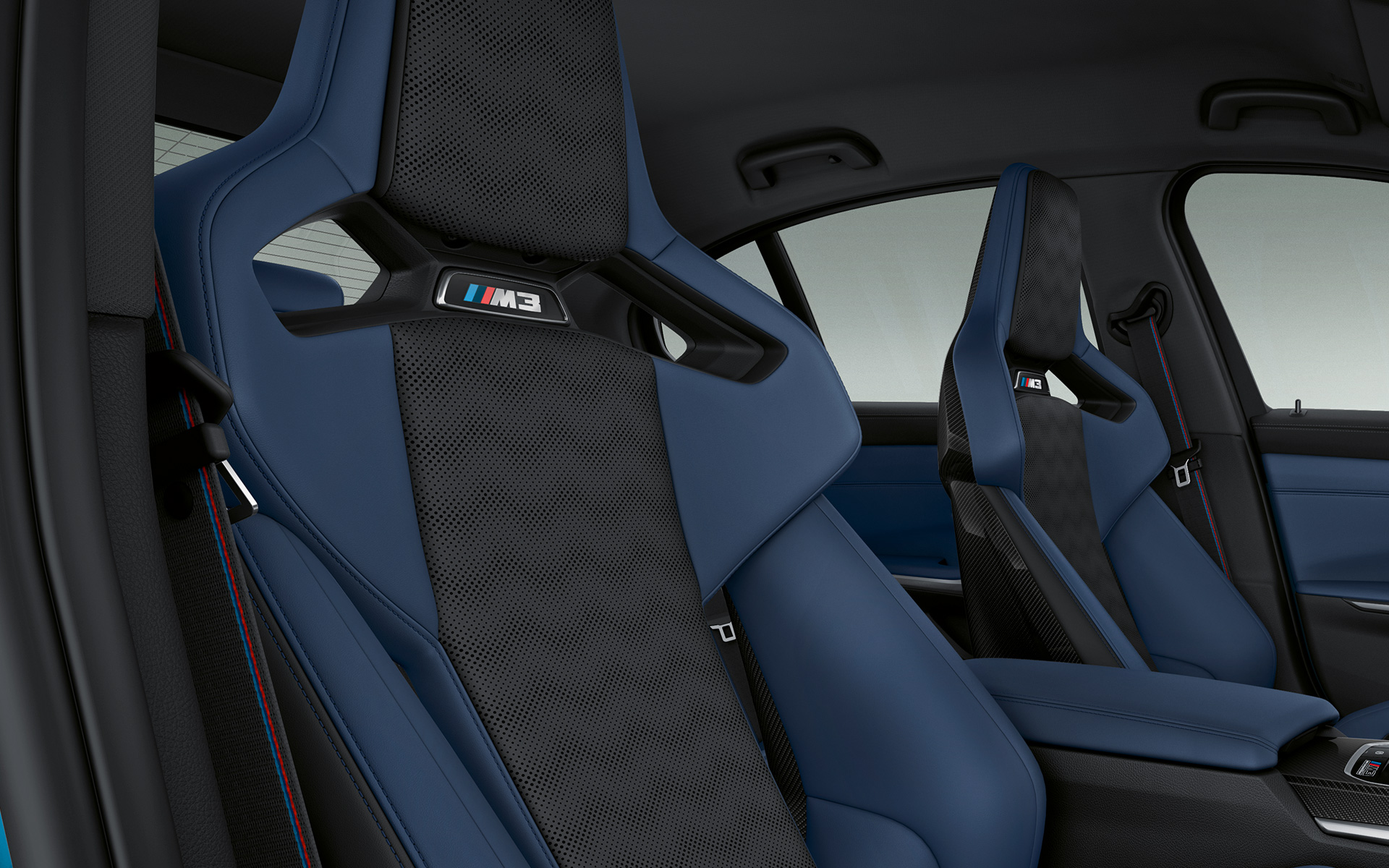 BMW Individual celokožené čalúnenie Merino s jemnou štruktúrou Fjord Blue/Black BMW Individual celokožené čalúnenie Merino s jemnou štruktúrou Fjord Blue/Black