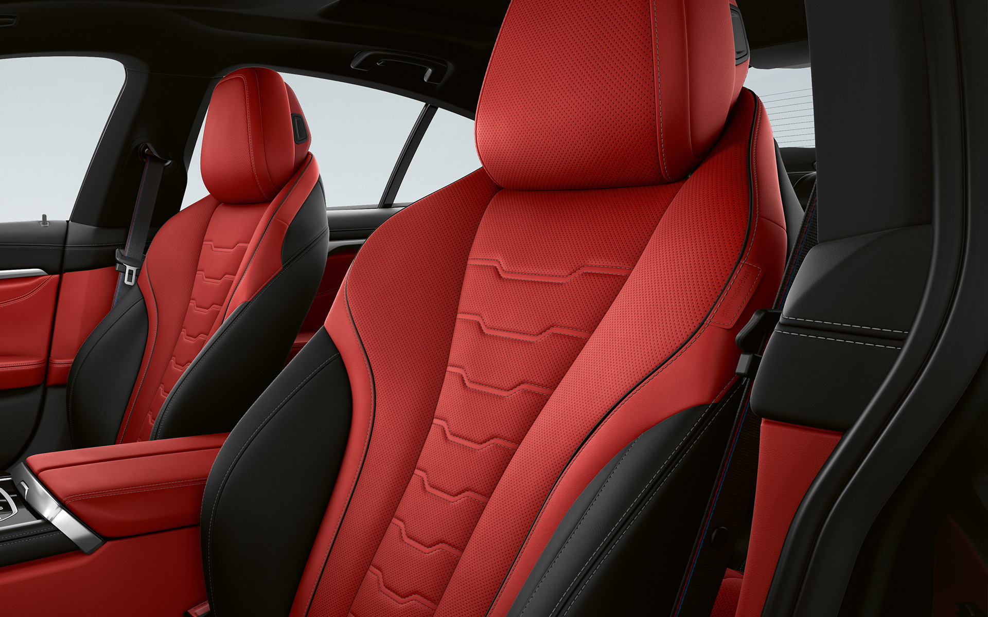 BMW Individual celokožené čalúnenie Merino s jemnou štruktúrou Fiona Red/Black BMW Individual celokožené čalúnenie Merino s jemnou štruktúrou Fiona Red/Black