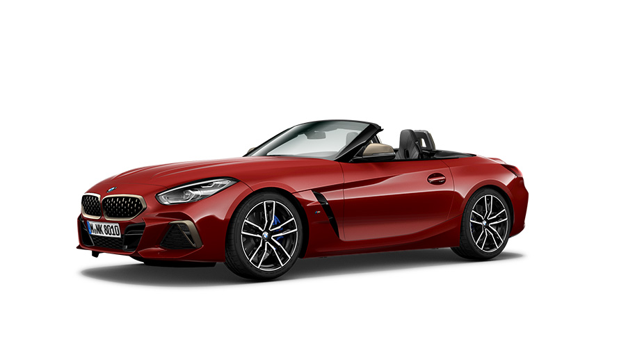 BMW Z4 M40i Roadster G29 2018 bočný pohľad BMW Z4 M40i Roadster G29 2018 bočný pohľad