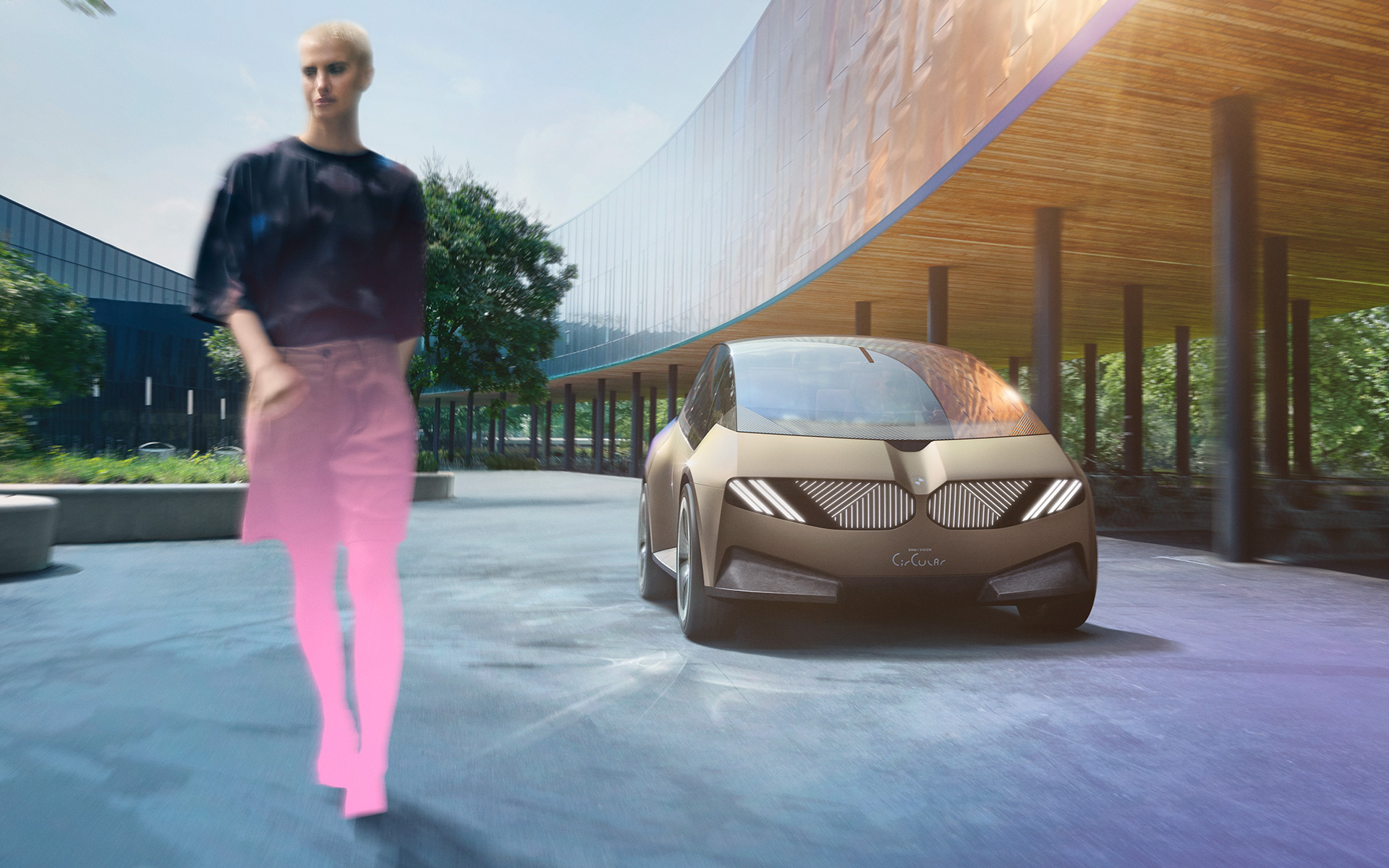 BMW i Vision Circular 2021 vizionárske vozidlo impresia 1
