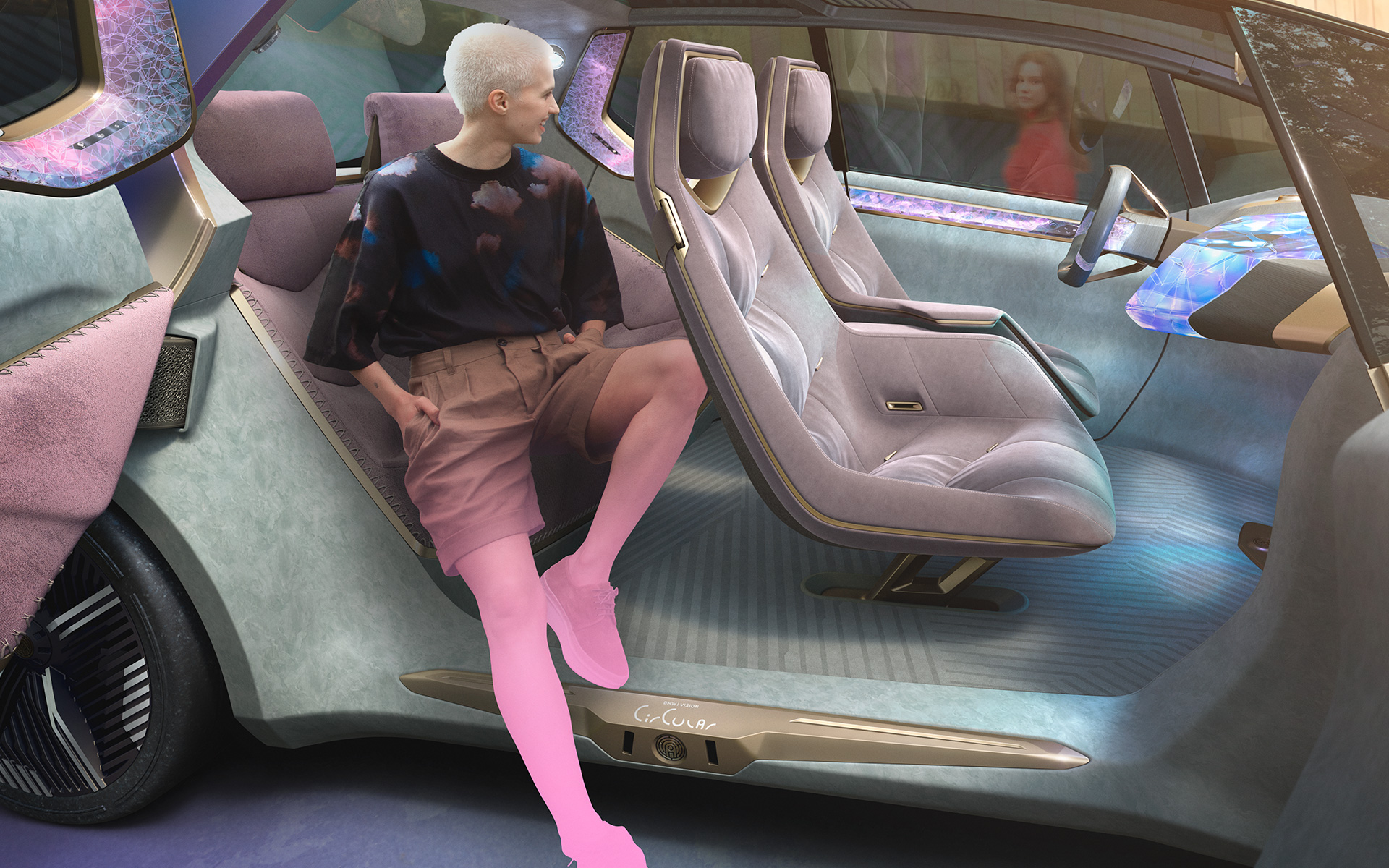 BMW i Vision Circular 2021 vizionárske vozidlo impresia 3