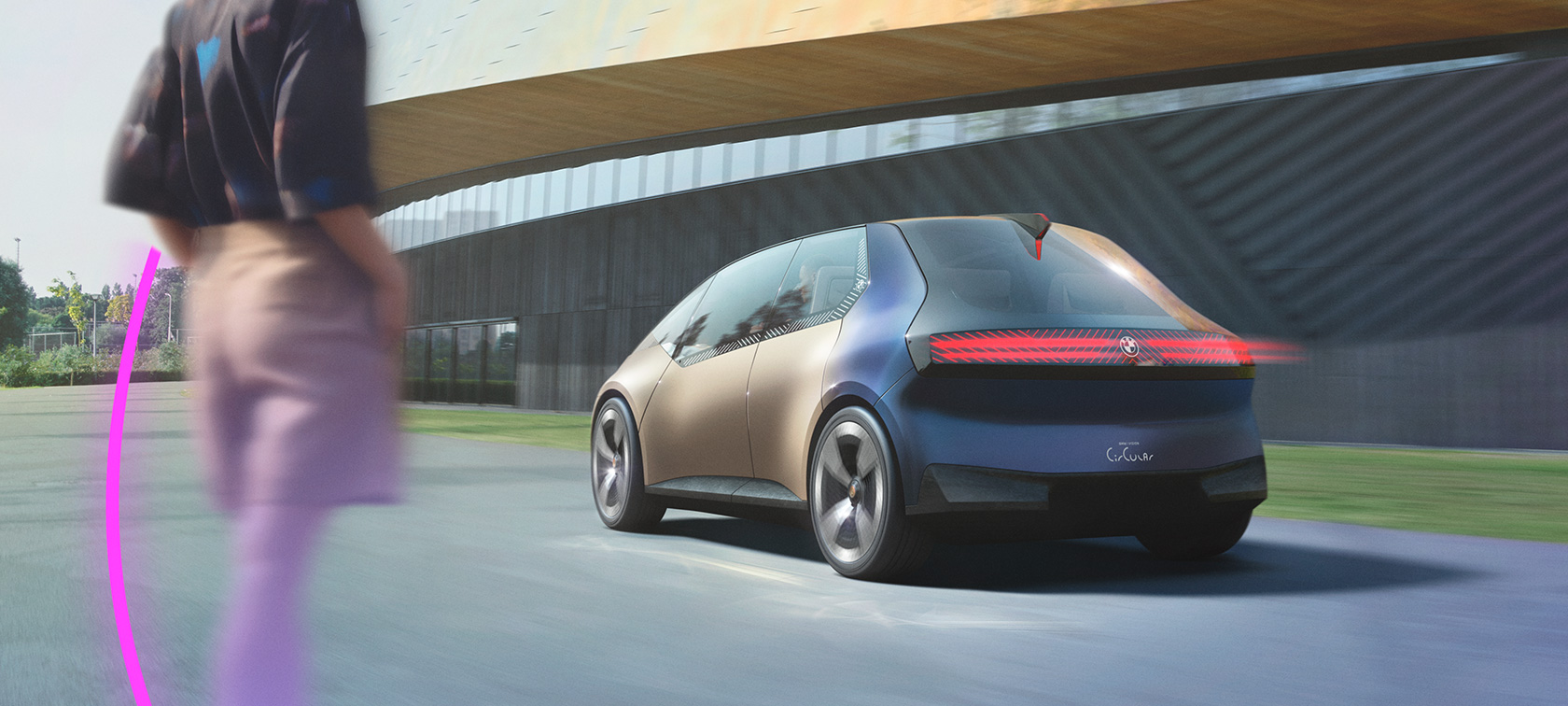 BMW i Vision Circular 2021 dizajn exteriéru BMW i Vision Circular 2021 vizionárske vozidlo dizajn exteriéru