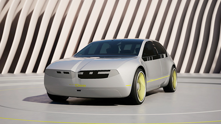 BMW i Vision Dee Fygitálne ikony BMW i Vision Dee vizionárske vozidlo Fygitálne ikony