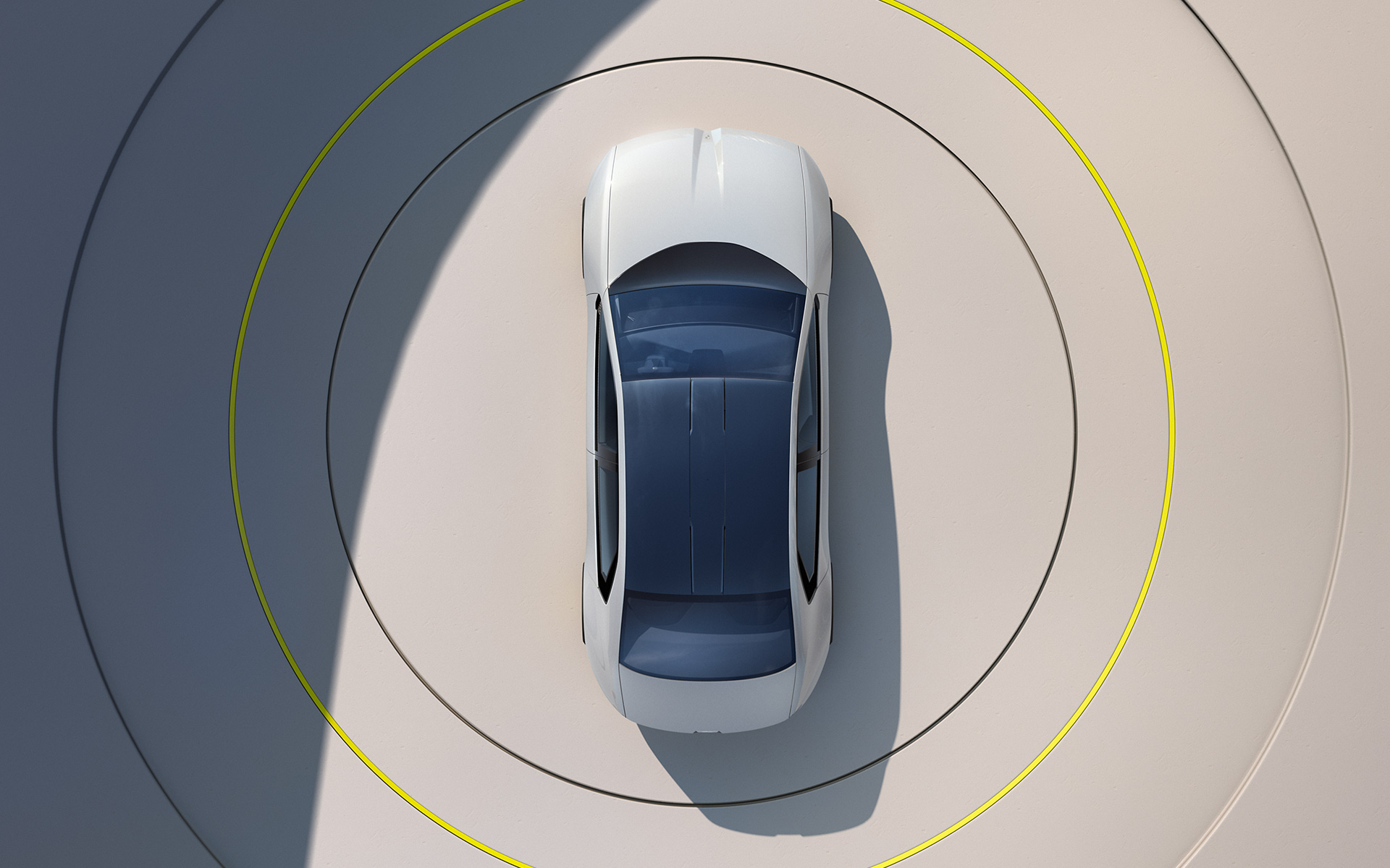 BMW i Vision Dee exteriér dizajn pohľad zhora BMW i Vision Dee vizionárske vozidlo exteriér dizajn pohľad zhora