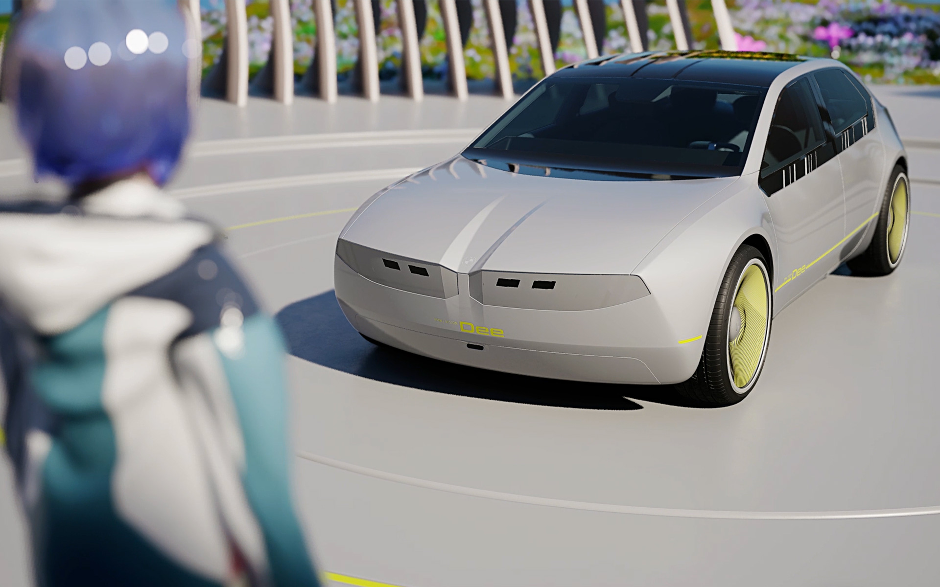 BMW i Vision Dee exteriér dizajn digitálna ikona BMW i Vision Dee vizionárske vozidlo exteriér dizajn digitálna ikona
