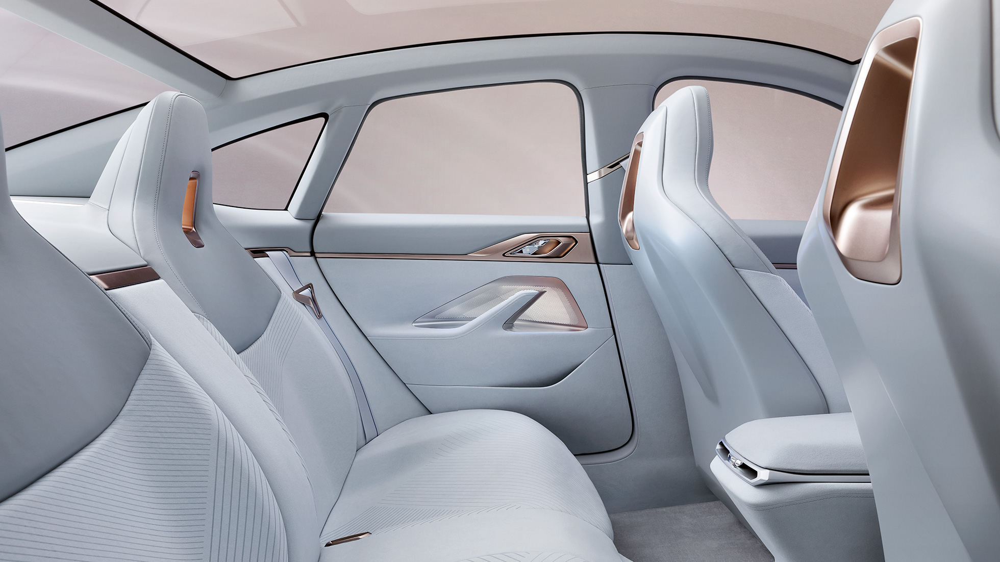 Interiér 3 BMW Concept i4 2020 G26 Interiér 3 BMW Concept i4 2020 G26 elektrický automobil čisto elektrické BMW Gran Coupé