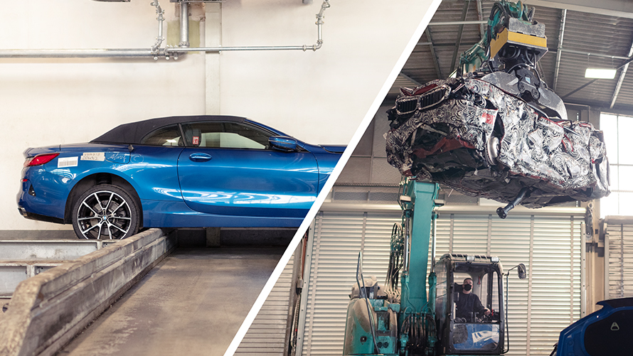 BMW Udržateľnosť recyklácia ojazdených vozidiel BMW Elektromobilita BMW Udržateľnosť zelená produkcia recyklácia ojazdených vozidiel
