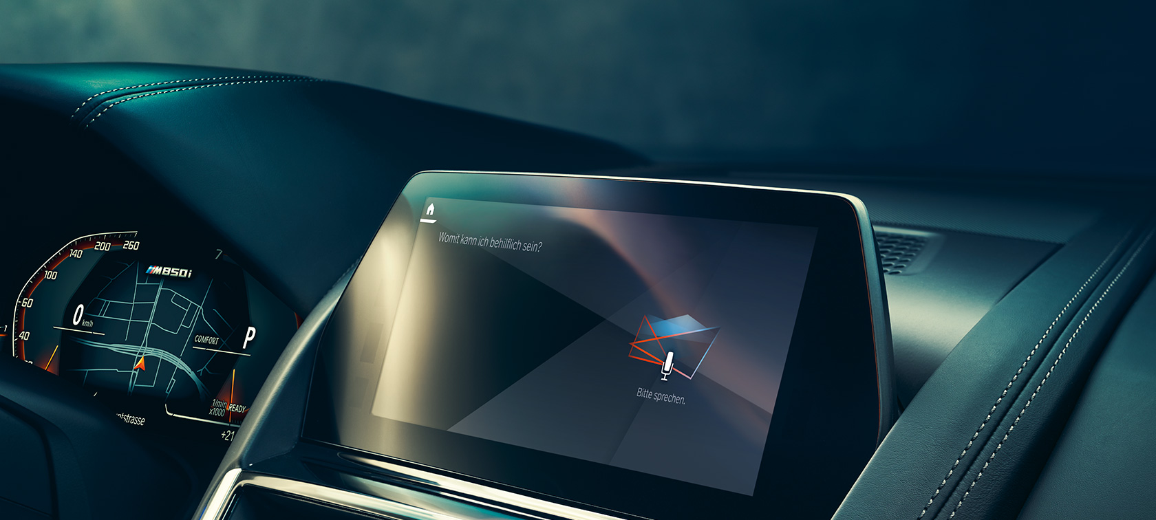 BMW Intelligent Personal Assistant BMW Intelligent Personal Assistant zobrazenie na iDrive displeji