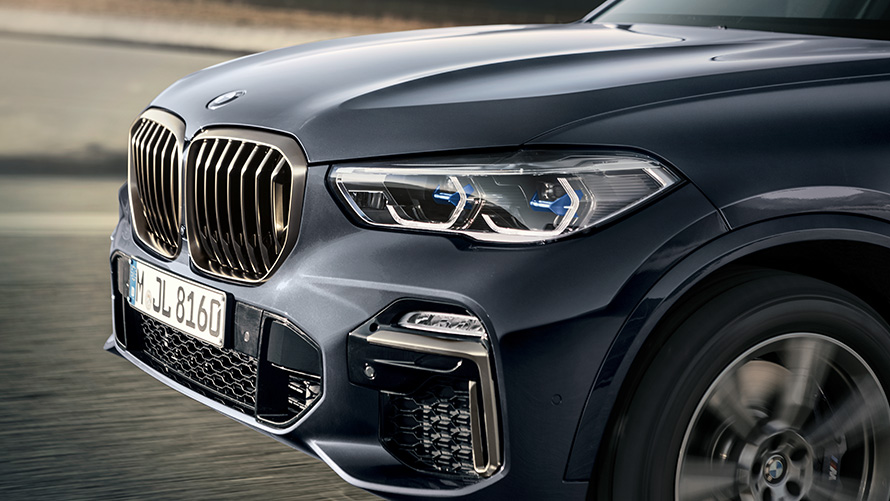 Pancierované vozidlá BMW výbava obličky Pancierované vozidlá BMW výbava BMW detaily obličky