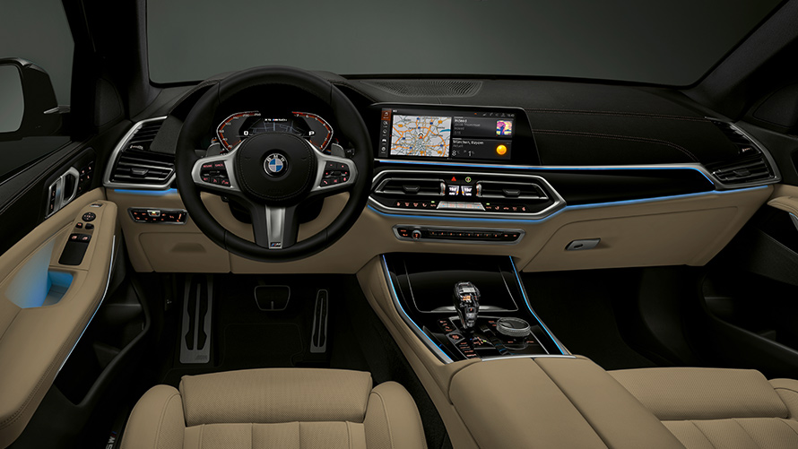 Pancierované vozidlá BMW Intelligent Personal Assistant Pancierované vozidlá BMW Intelligent Personal Assistant kokpit
