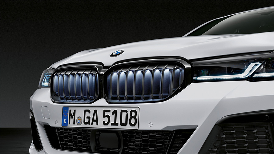 M Performance obličky Iconic Glow BMW príslušenstvo na jeseň a zimu M Performance obličky Iconic Glow