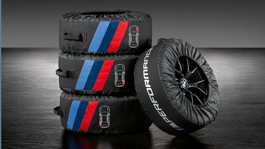 M Performance obaly na pneumatiky BMW príslušenstvo na jeseň a zimu M Performance tašky na pneumatiky