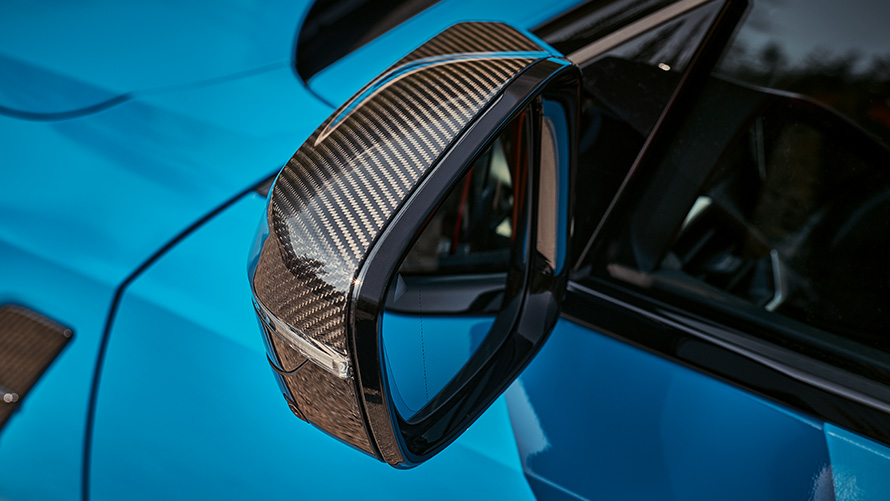 M kryty vonkajších spätných zrkadiel z uhlíkových vlákien Príslušenstvo BMW na jeseň a zimu M kryty vonkajších spätných zrkadiel z uhlíkových vlákien