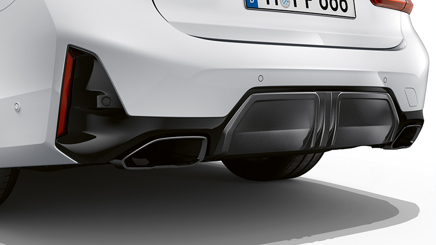 M Performance zadný difúzor BMW M Performance diely M Performance zadný difúzor BMW M Performance diely detailný pohľad