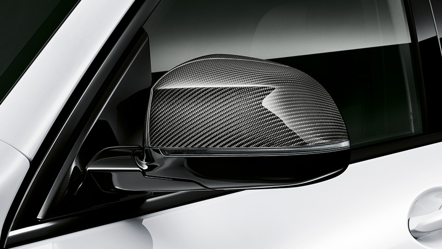 Kryty vonkajších spätných zrkadiel z uhlíkových vlákien M Performance Diely BMW M Performance Kryty vonkajších spätných zrkadiel z uhlíkových vlákien M Performance